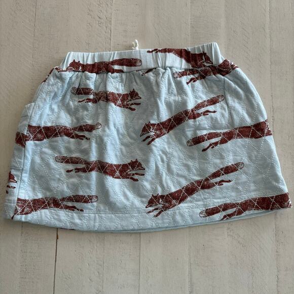 Kate Quinn Leaping Foxes Bamboo Skirt NWT Size 12-18 months - Picture 2 of 3